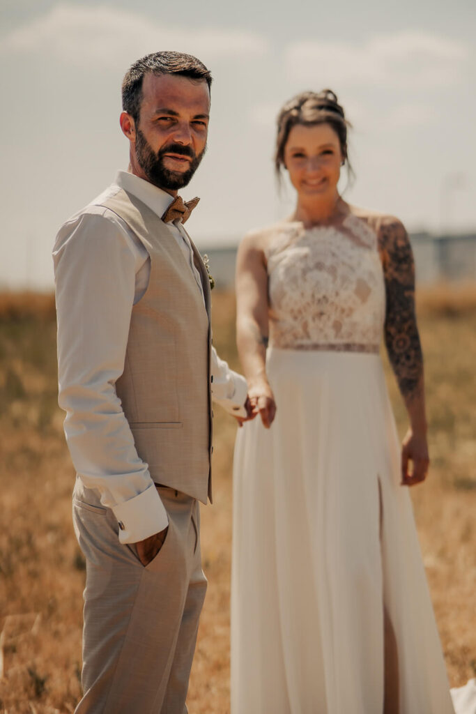 Hochzeitsfotograf Trier Paarshooting Feld