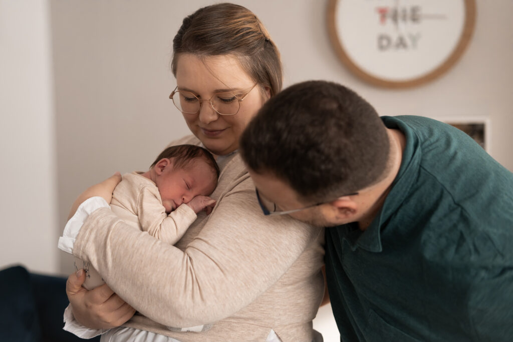 Newbornshooting Mama Papa Trier