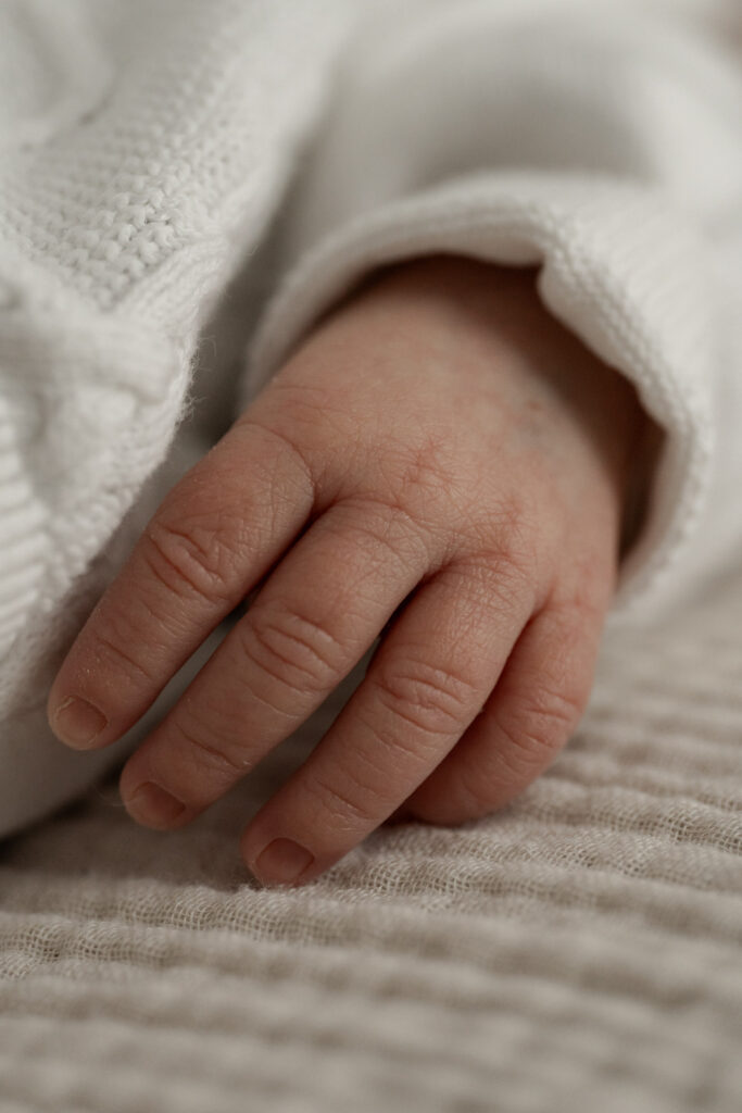 Newbornshooting Trier Detailbild Babyfotos