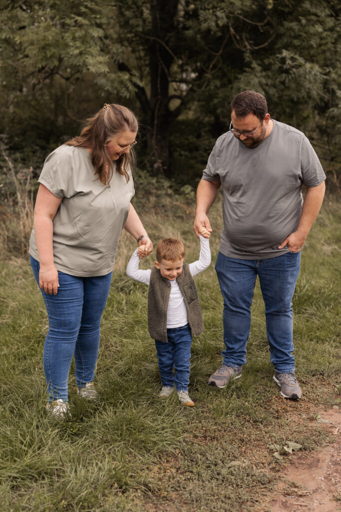 Fotografin trier für Familienbilder