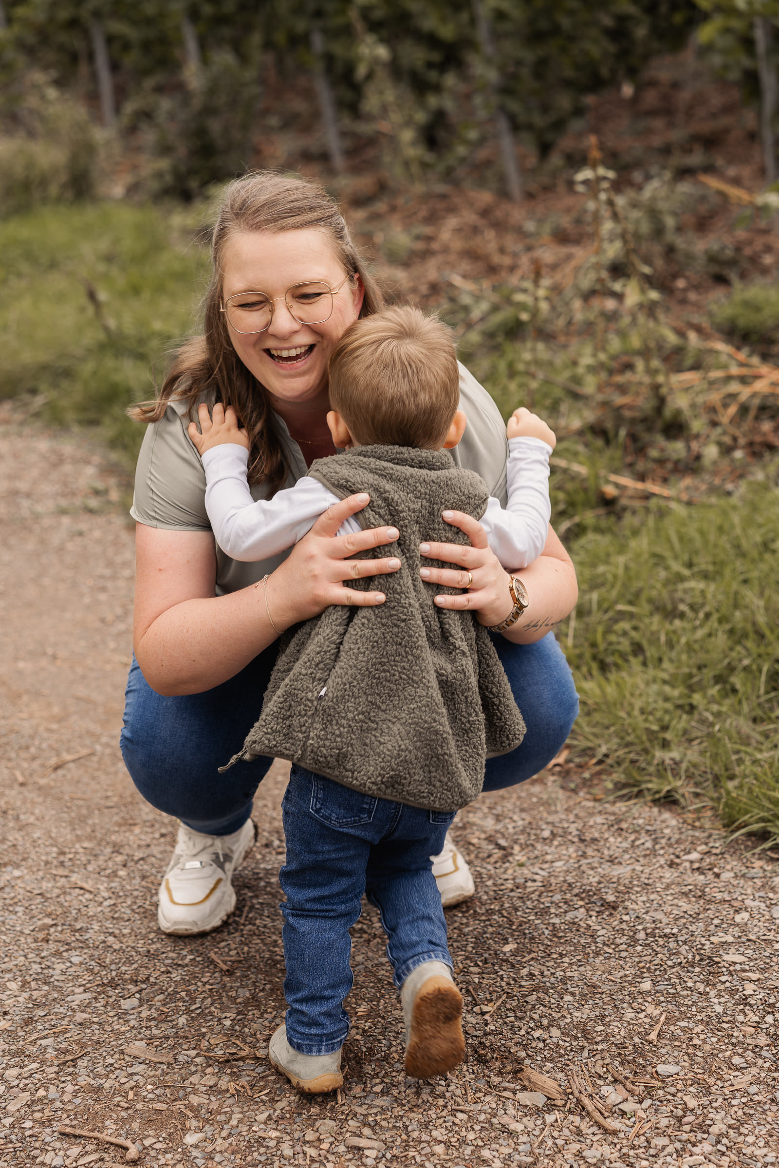 Familienfotos Mama Sohn